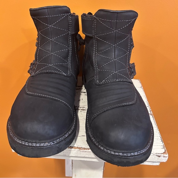 ICON El‎ Bajo2 CE motorsports Black Boots men’s size 11.5 - Picture 3 of 6